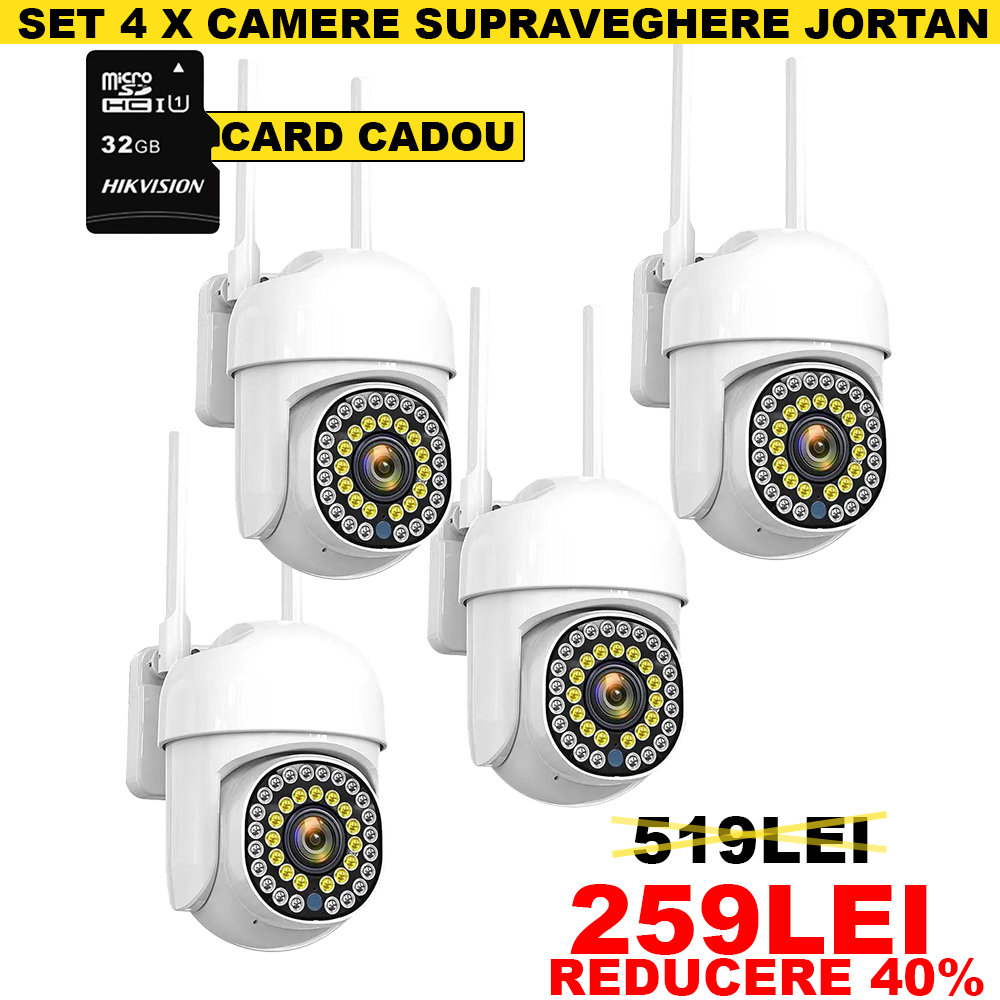 Set 2 x Camera video Jortan Yoosee JT-8161 + CARD CADOU