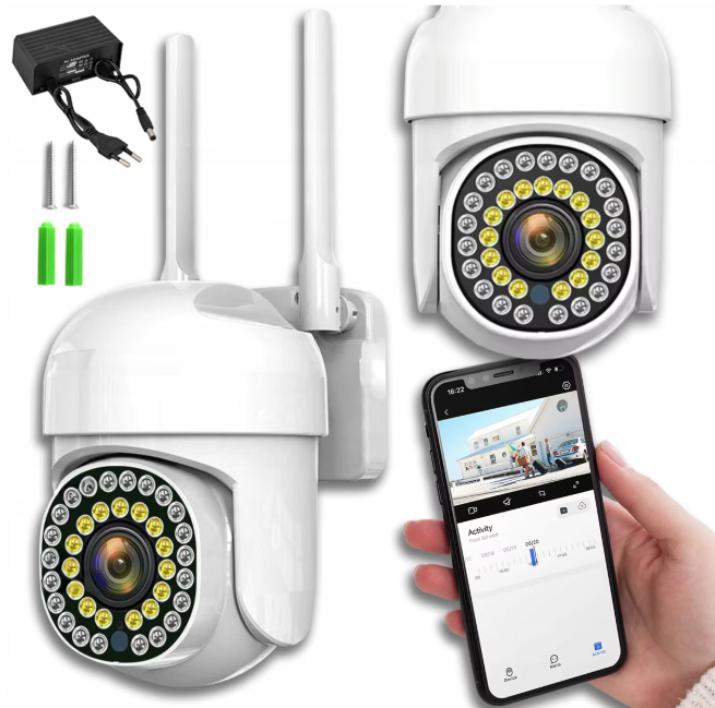 Set 2 x Camera video Jortan Yoosee JT-8161 + CARD CADOU