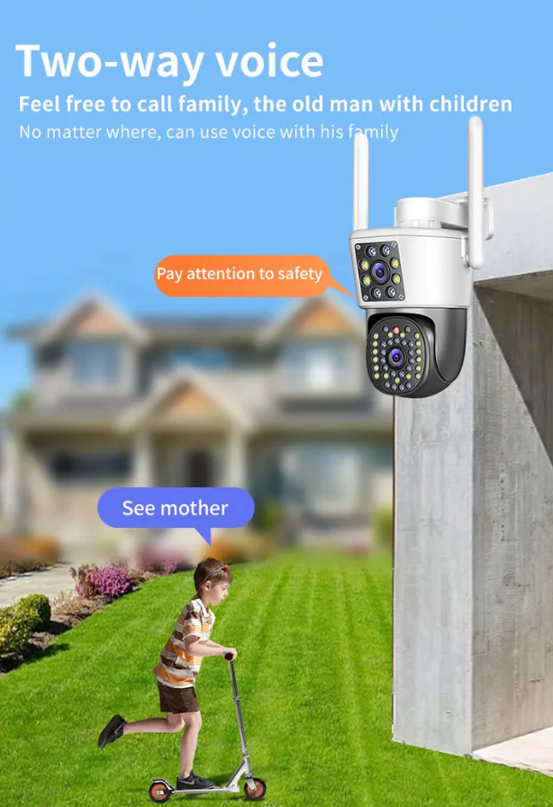 Camera Dubla WiFi JORTAN 8293 , Full HD + CARD CADOU