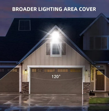 Proiector solar puternic JORTAN® de 500W, LED-uri SMD, panou solar si telecomanda, IP66