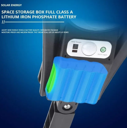 Lampa Solara 2 COB cu Senzor de Miscare JORTAN, Panou solar incorporat