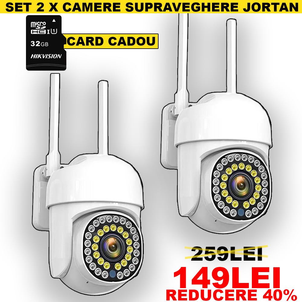 Set 2 x Camera video Jortan Yoosee JT-8161 + CARD CADOU